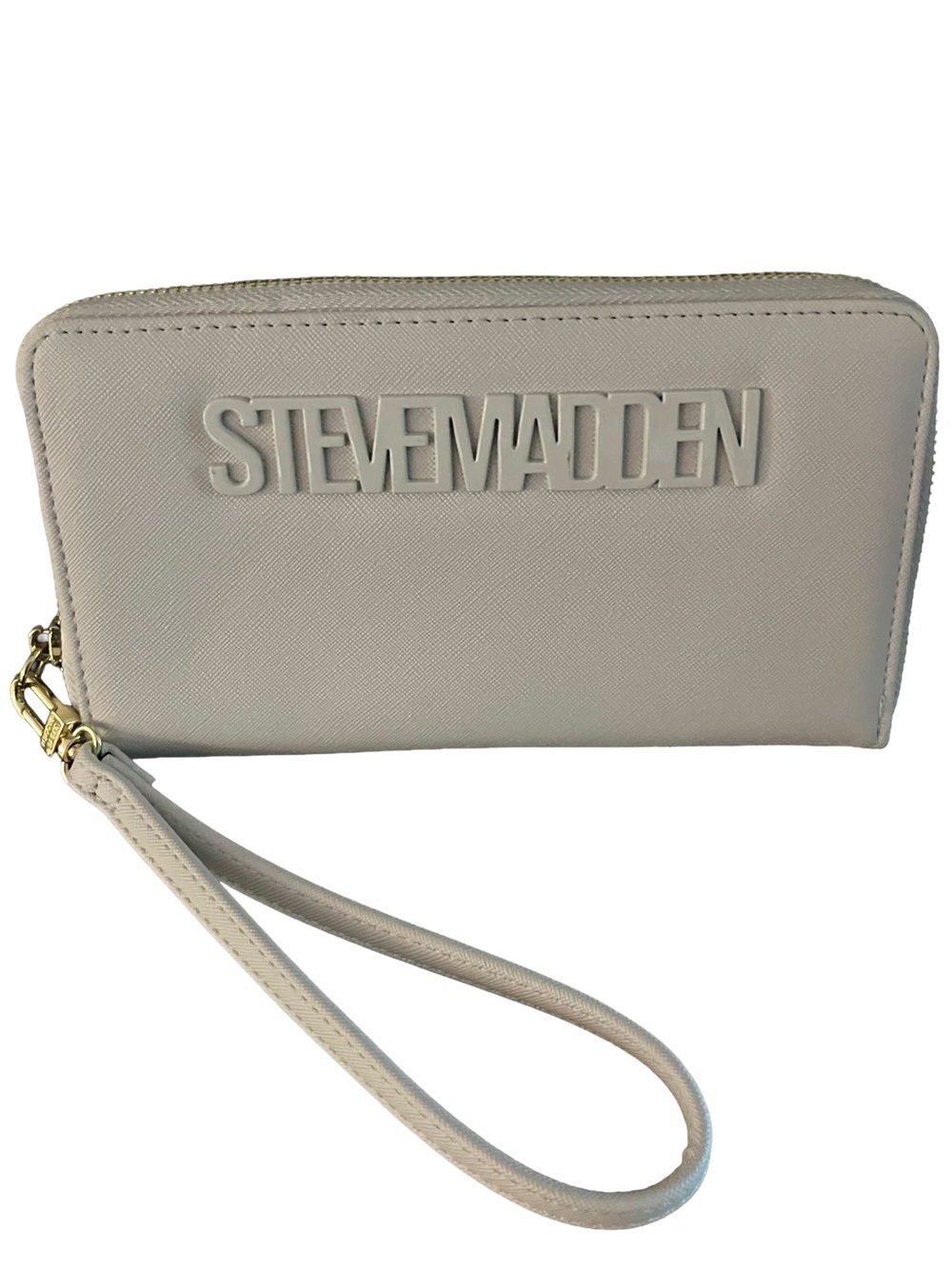 NWOT STEVE MADDEN BEVIEE ZIP-AROUND VEGAN LEATHER WRISTLET WALLET CLUTCH